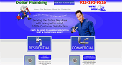 Desktop Screenshot of dollar-plumbing.com